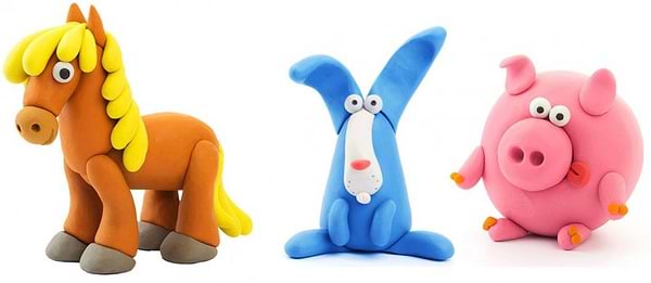 Фото - Масса для лепки Ліпака Поросенок, лошадка, кролик (60023-UA01)