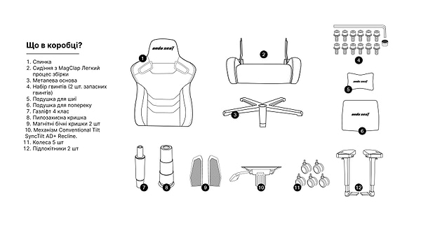 Фото - Крісло для геймерів Anda Seat Kaiser Frontier XL Grey fabric (AD12YXL-17-G-F)