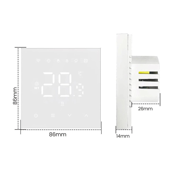 Фото - Терморегулятор Navin WT410W-3А (24-104273-8686)