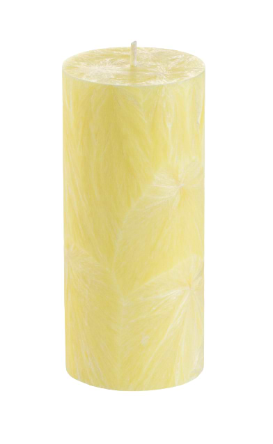 Свеча декоративная CandlesBio цилиндр 70/150 мм Желтый (WP03 70/150) - Фото 1