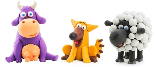 Фото - Масса для лепки Ліпака Коровка, собачка, овца (60024-UA01)