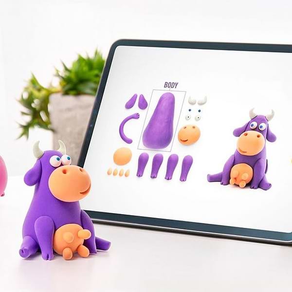 Фото - Масса для лепки Ліпака Коровка, собачка, овца (60024-UA01)