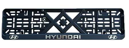Фото - Рамка під номер Poputchik Hyundai 2 шт. (24-006)