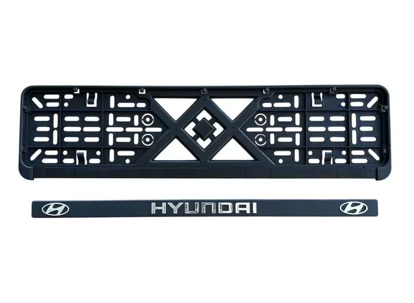 Фото - Рамка під номер Poputchik Hyundai 2 шт. (24-006)