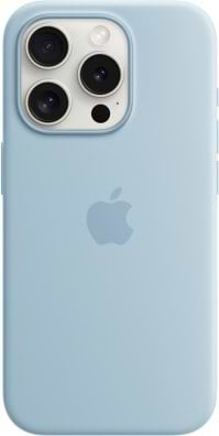 Чехол для смартфона Apple Silicone Case with MagSafe iPhone 15 Pro Light Blue (MWNM3) - Фото 1