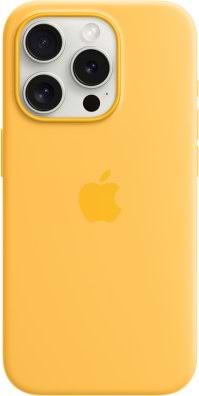 Фото - Чохол для смартфону Apple Silicone Case with MagSafe iPhone 15 Pro Sunshine (MWNK3)