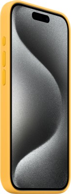 Фото - Чохол для смартфону Apple Silicone Case with MagSafe iPhone 15 Pro Sunshine (MWNK3)