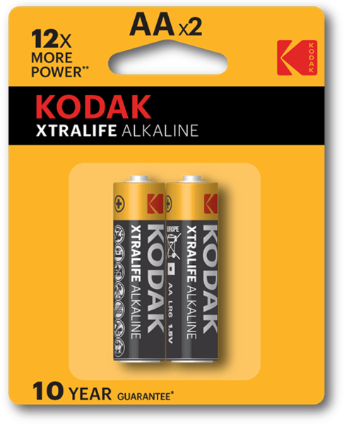 Батарейка тип AA Kodak XTRALIFE LR06 1x2 шт. (30413382)