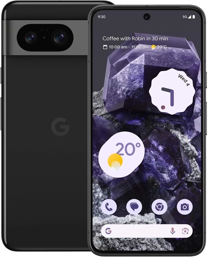 Смартфон Google Pixel 8 128GB Obsidian (Восстановленный, Идеальное состояние) - Фото 1