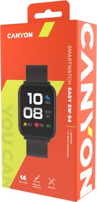 Фото - Смарт-часы Canyon Easy SW-54 Black (CNS-SW54BB)
