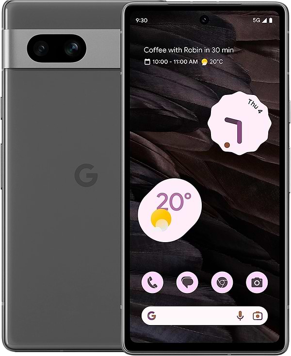 Смартфон Google Pixel 7a 128GB Charcoal (Відновлений, Ідеальний