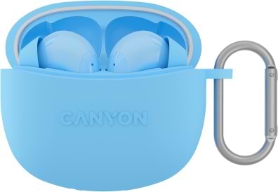 Фото - Навушники вкладиші бездротові TWS Canyon TWS-5 Blue (CNS-TWS5BL)