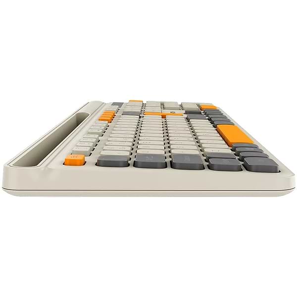 Фото - Клавіатура бездротова Canyon HKB-W03 Beige (CNS-HKBW03BG)