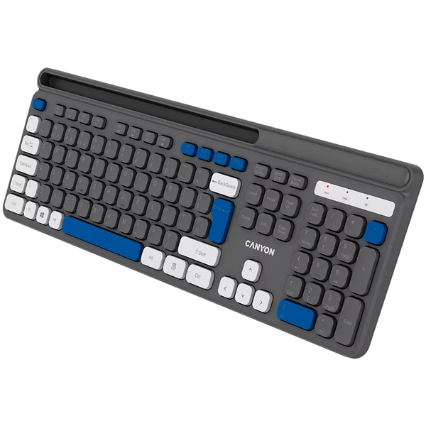 Фото - Клавиатура беспроводная Canyon HKB-W03 Grey (CNS-HKBW03DG)