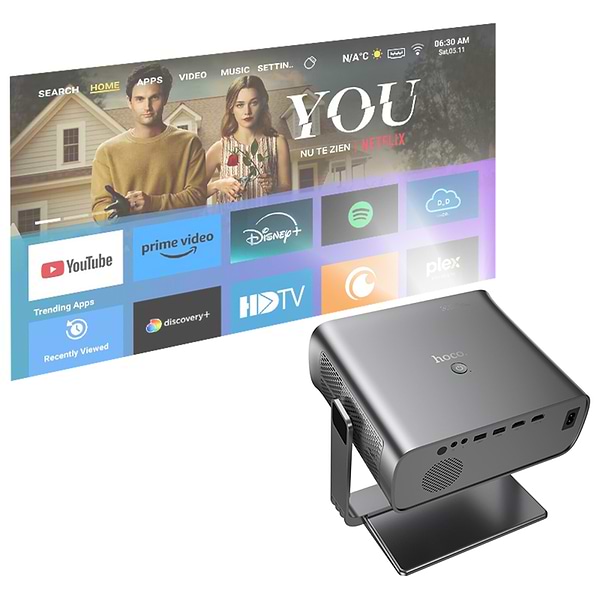 Фото - Проектор HOCO DT5 1080P Android version (6942007656290)