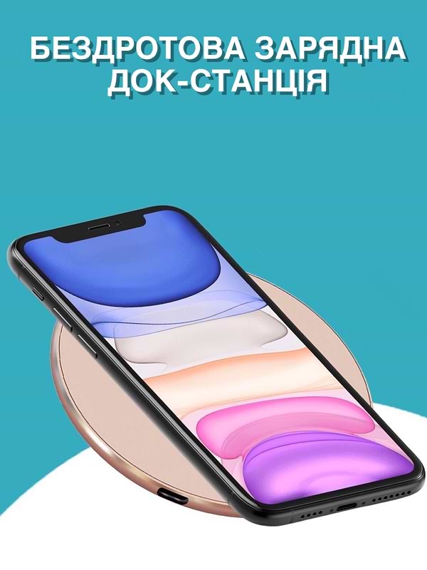 Фото - Бездротовий зарядний пристрій Ailink Slim Pad Premium Glass (AI-Slim2gl)