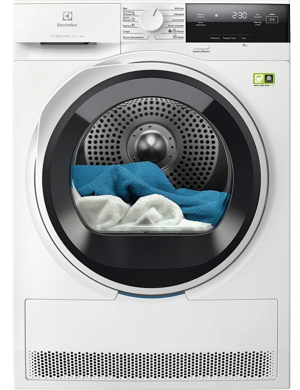 Фото - Комплект техники Electrolux Стиральная машина с фронтальной загрузкой + Сушильная машина + Комплект креплений для установки в колонну Electrolux EW7F3414U + EW7D394U + E1WYHSK2