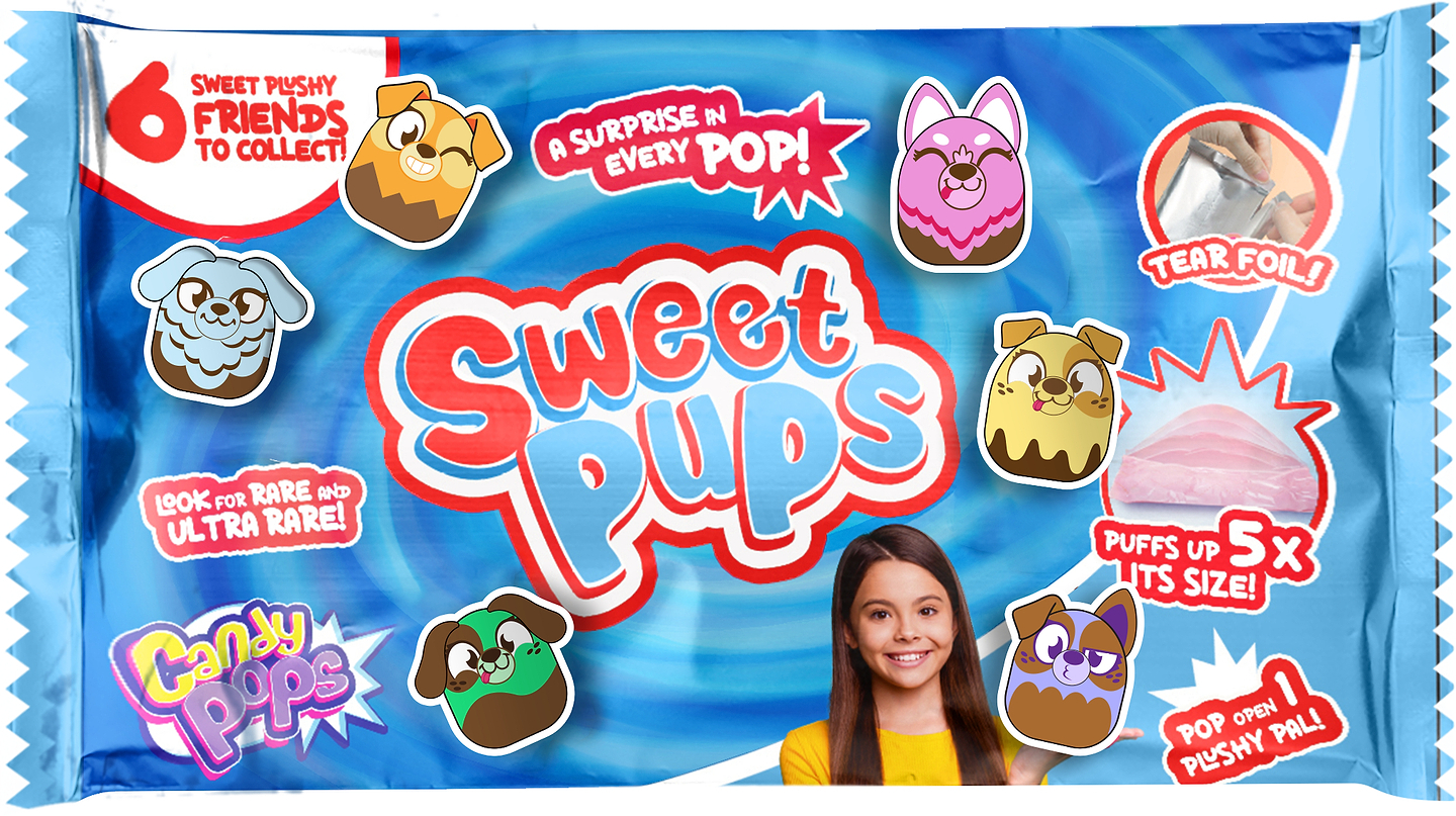 М'яка іграшка Candy Pops Солодкі цуценята (2408001)