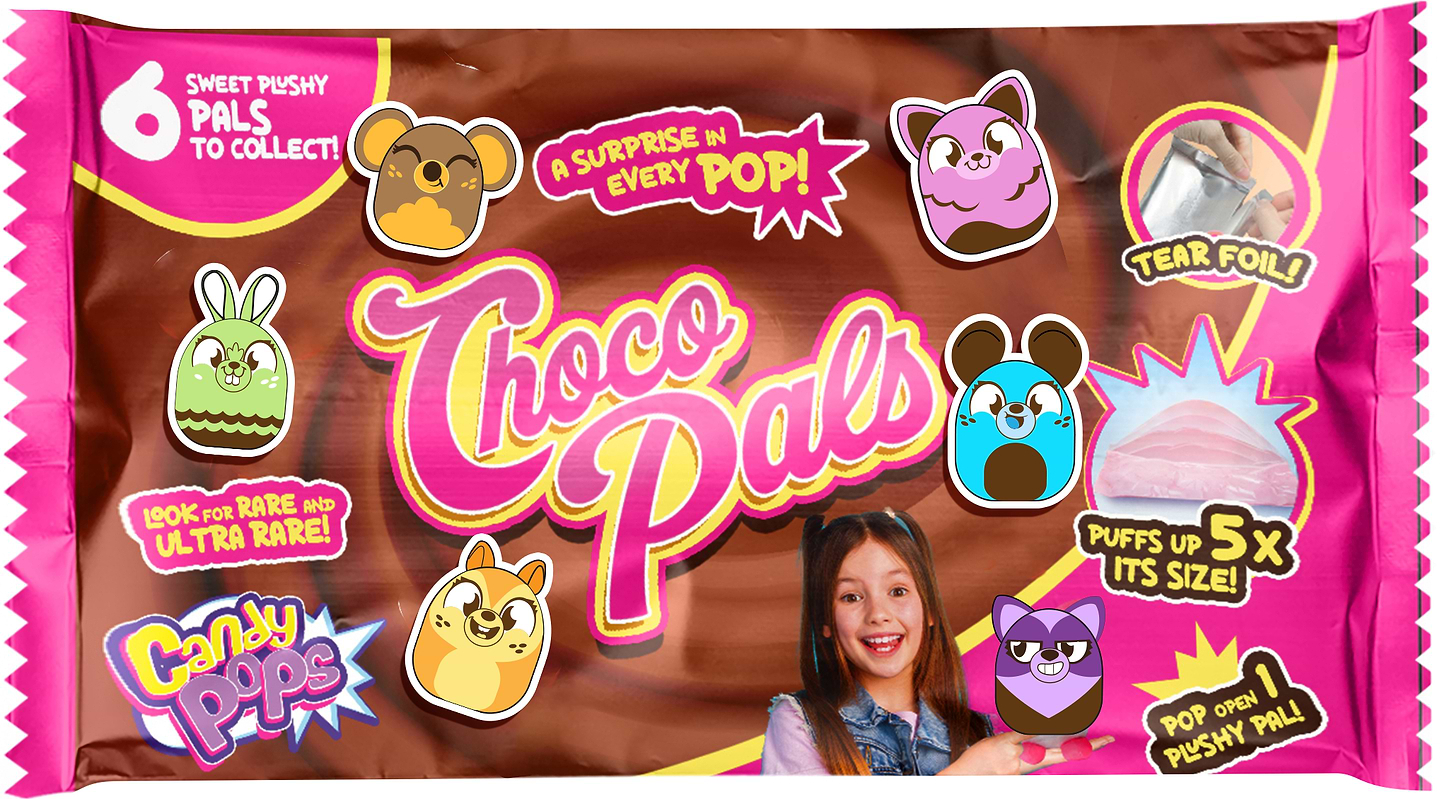 М'яка іграшка Candy Pops Шоколадні друзі в асортименті (2408004)