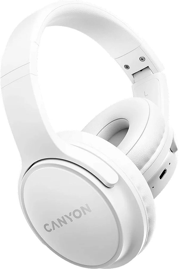 Фото - Навушники накладні бездротові Canyon OnRiff 4 Bluetooth White (CNS-CBTHS4W)