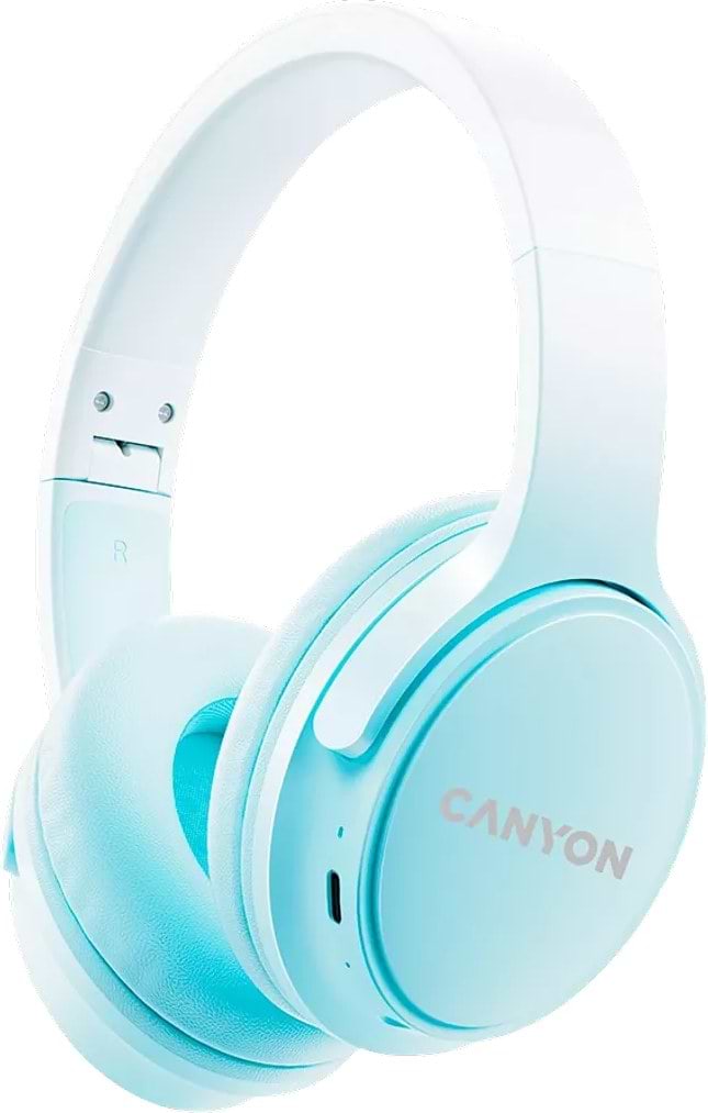 Наушники накладные беспроводные Canyon OnRiff 4 Bluetooth Blue (CNS-CBTHS4BL) - Фото 1