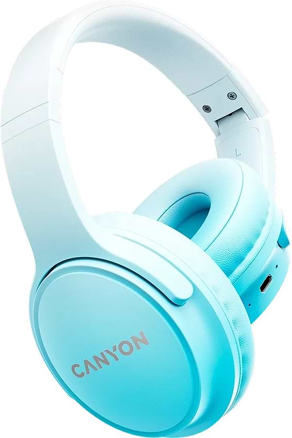 Фото - Навушники накладні бездротові Canyon OnRiff 4 Bluetooth Blue (CNS-CBTHS4BL)