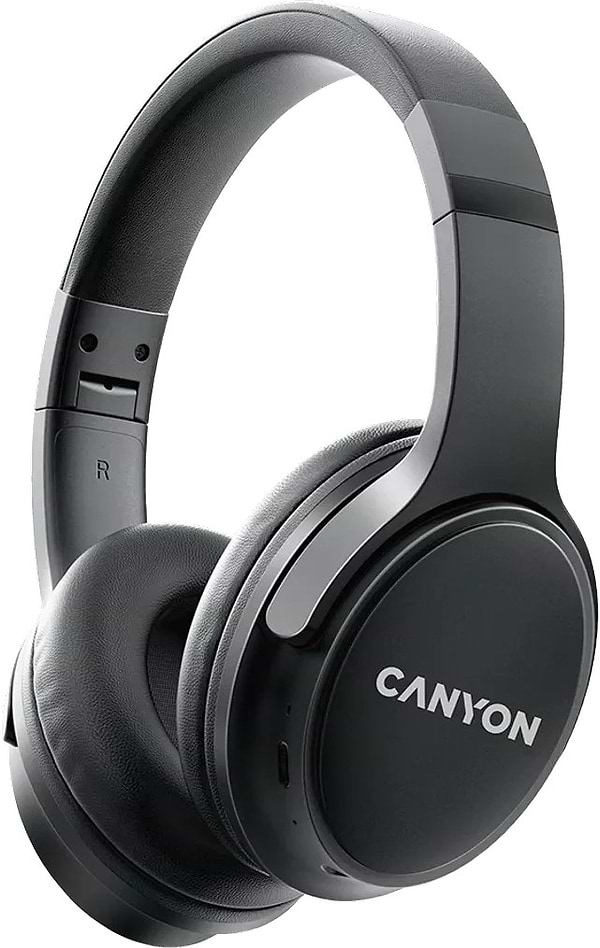 Фото - Навушники накладні бездротові Canyon OnRiff 4 Bluetooth Black (CNS-CBTHS4B)