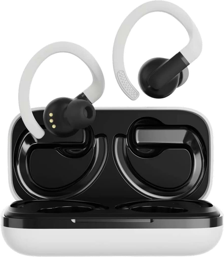 Навушники вкладиші бездротові TWS Canyon OnRun 11 Sport Wireless charge White (CNS-TWS11W) - Фото 1