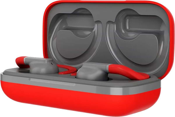 Фото - Наушники вкладыши беспроводные TWS Canyon OnRun 11 Sport Wireless charge Red (CNS-TWS11R)