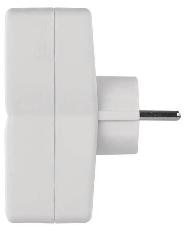 Фото - Разветвитель 220В EMOS P00252N на 2 розетки с заземлением