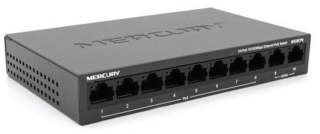 Коммутатор локальной сети (Switch) Mercury MS10CPS - Фото 1
