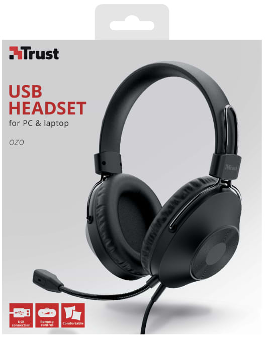 Фото - Гарнитура проводная Trust Ozo USB Headset (24132)