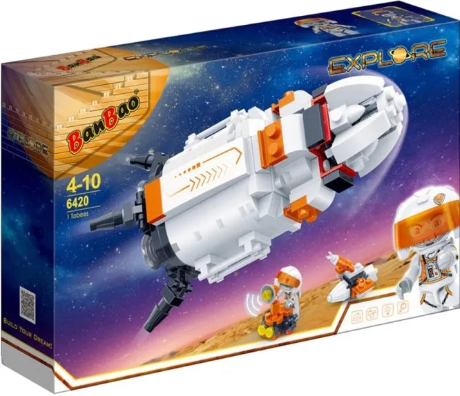 Пластиковий конструктор Banbao
 "Космічні дослідження" (256 Ел.) Ракета з екіпажем (6420)