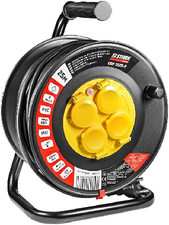 Купити Подовжувач 220В Stark CRP 1525-P 4р 25m (242000001) - Фото 1 Подовжувач 220В Stark CRP 1525-P 4р 25m (242000001) - Фото 1