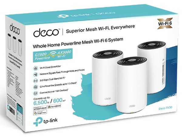 Фото - MESH система WiFi6 TP-Link Deco PX50(3-pack)