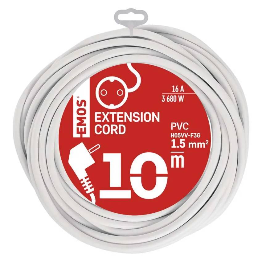 Фото - Подовжувач 220В EMOS P0120R 1 розеткa, 10 м.