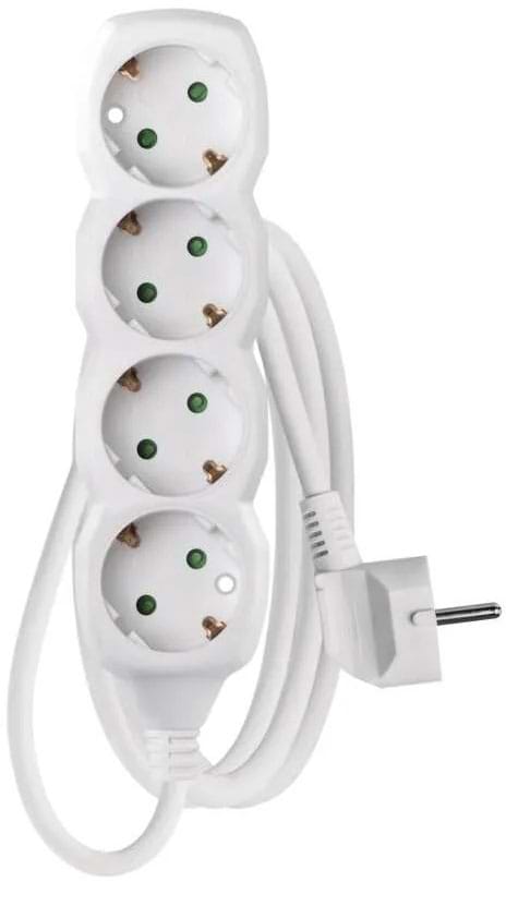 Подовжувач 220В EMOS P0423R, 4 розетки, 3 м. - Фото 1