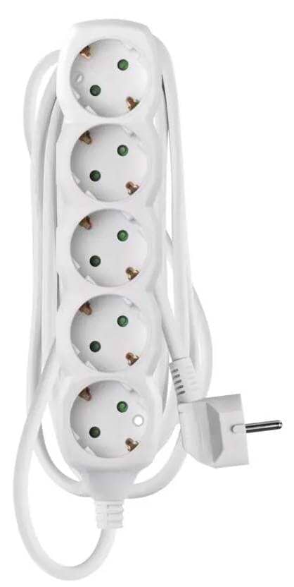 Фото - Подовжувач 220В EMOS P0523R, 5 розетки, 3 м.