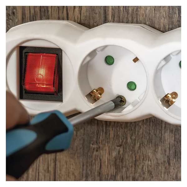 Фото - Подовжувач 220В EMOS P1325R, 3 розетки, 5 м.