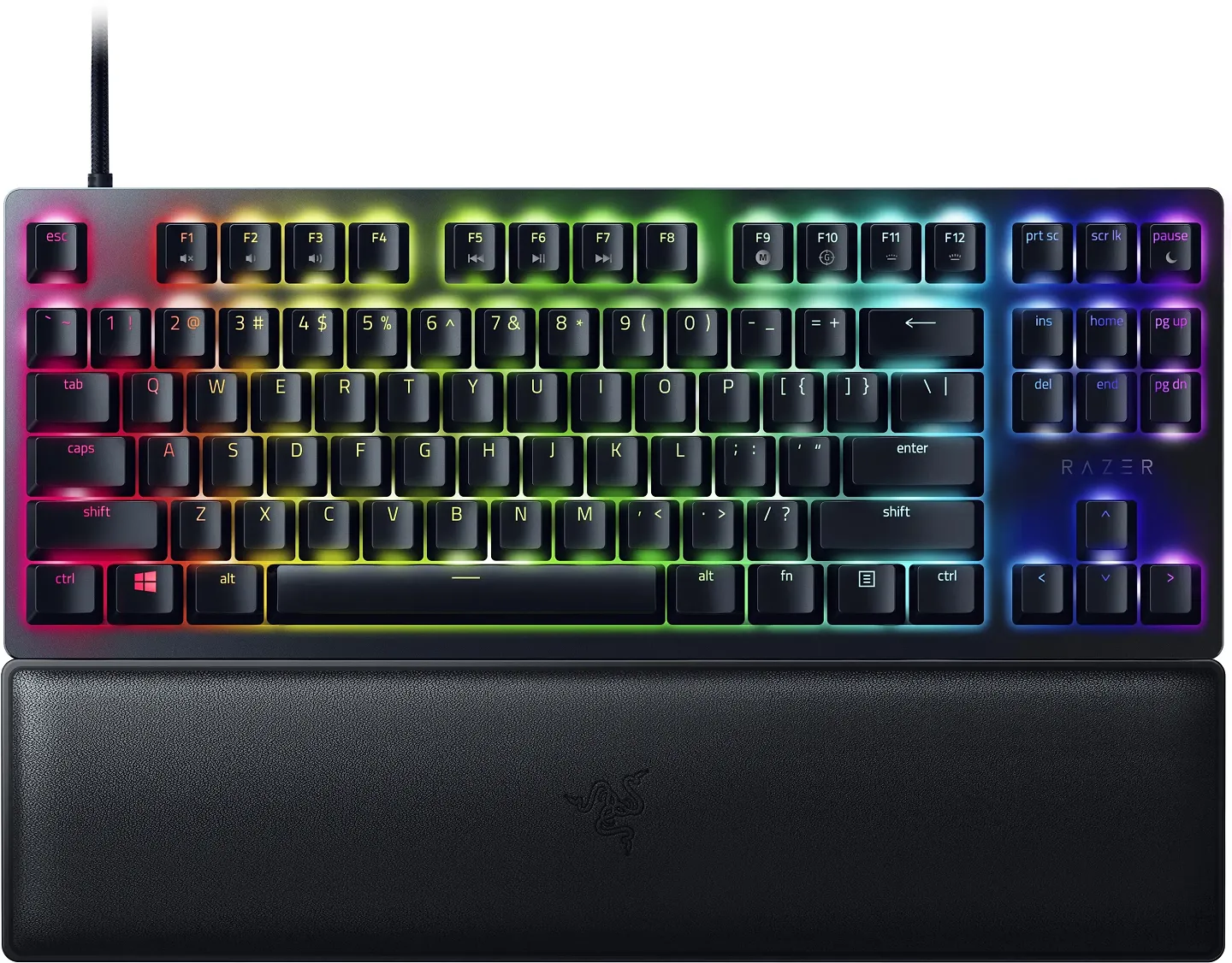 Клавиатура проводная игровая Razer Huntsman V2 Tenkeyless Red Optical Switch RU (RZ03-03940800-R3R1) - Фото 1