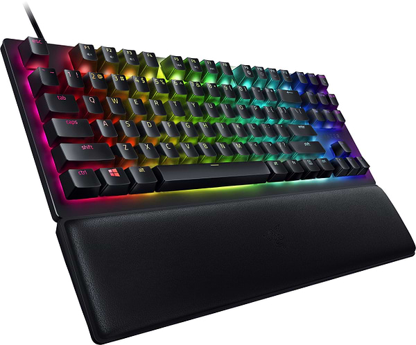 Фото - Клавіатура дротова ігрова Razer Huntsman V2 Tenkeyless Red Optical Switch RU (RZ03-03940800-R3R1)