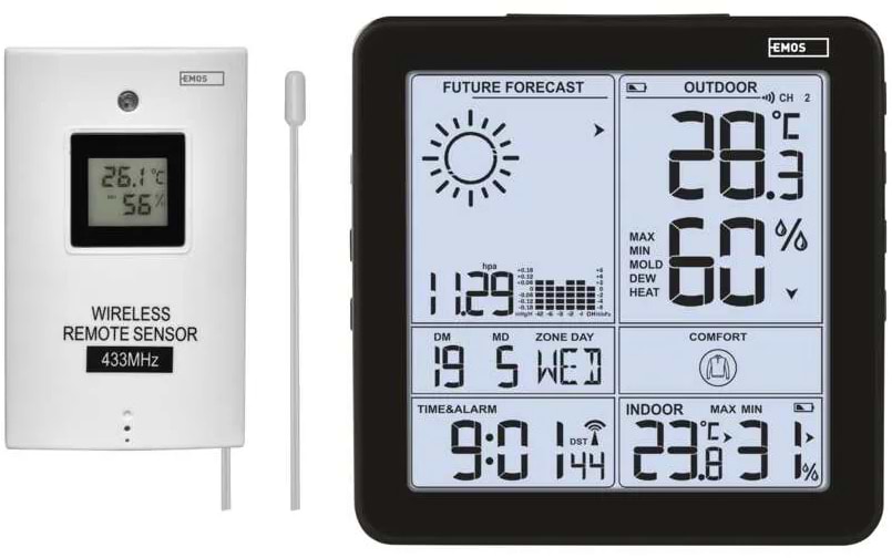 Метеостанция EMOS беспроводная цифровая E5080