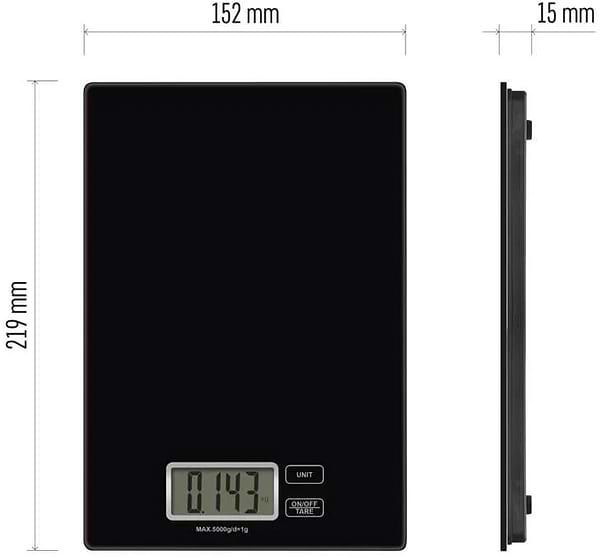Фото - Ваги кухонні EMOS цифрові EV014B, чорні
