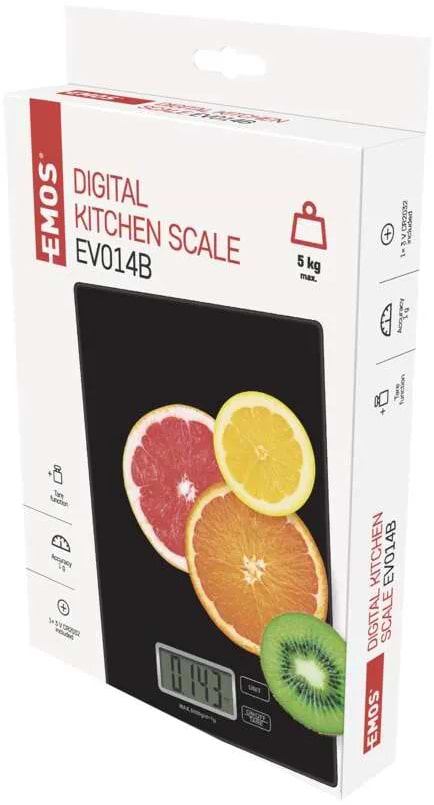 Фото - Ваги кухонні EMOS цифрові EV014B, чорні