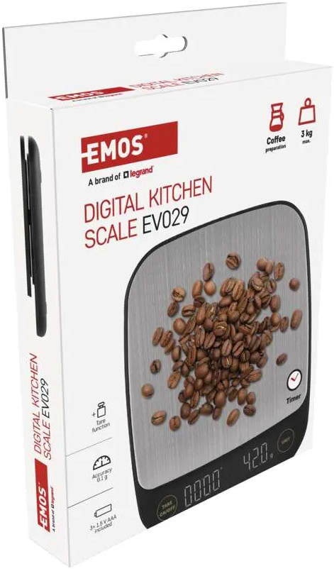 Фото - Весы кухонные EMOS цифровые EV029, черные.