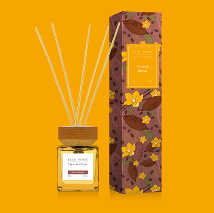 Фото - Аромадифузор Esse Home Какао та Ваніль 100 мл (HOME-CV)