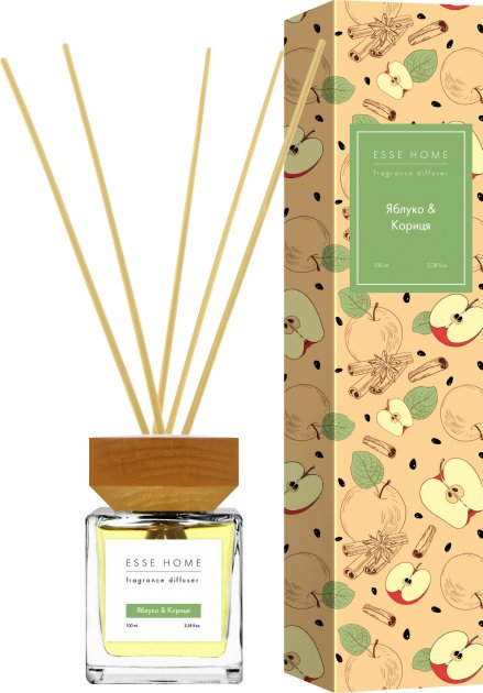 Фото - Аромадиффузор Esse Home Яблоко и Корица 100 мл (HOME- AC)