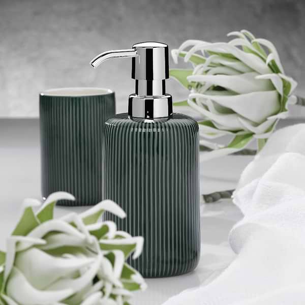 Фото - Органайзер для ванной комнаты Kela Ava зеленые альпы 10.5х7.5 см (24416)