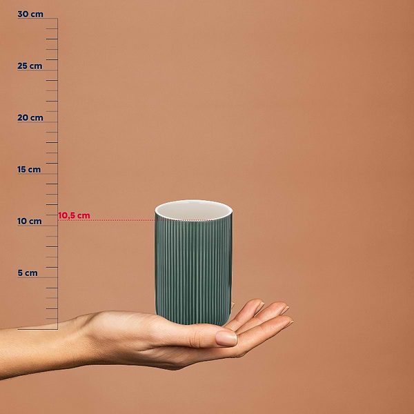 Фото - Органайзер для ванной комнаты Kela Ava зеленые альпы 10.5х7.5 см (24416)