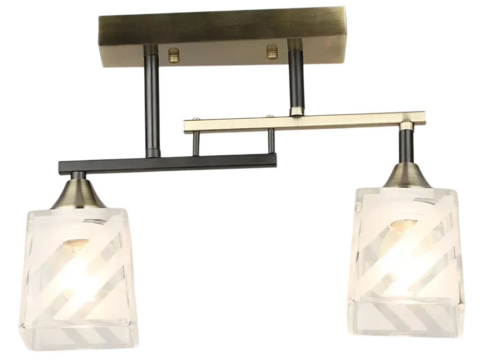 Люстра VALESO K2325/2 бронза+черный